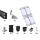 Prior PV Schrägdach-Montageset schwarz 2x2 Solarmodule