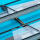 Blubase flat roof mounting set Connect South for 2 x 2 solar modules