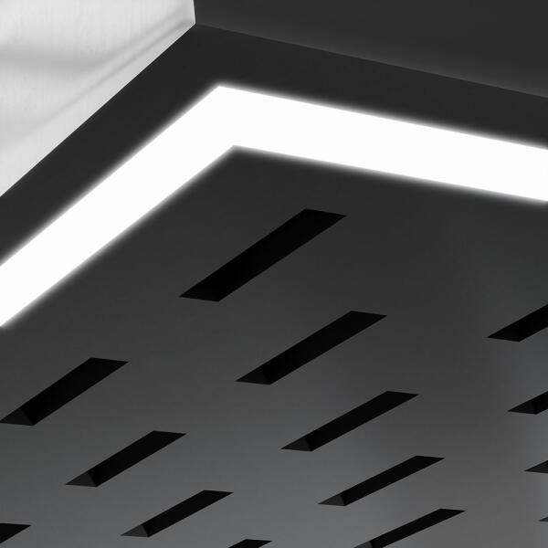 with LED light strip